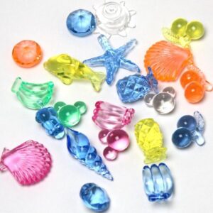 色々な色のアクリルアイス